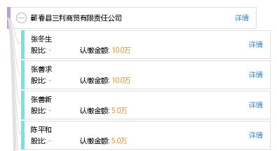 蕲春县三利商贸有限责任公司 工商信息 信用报告 财务报表 电话地址查询 天眼查