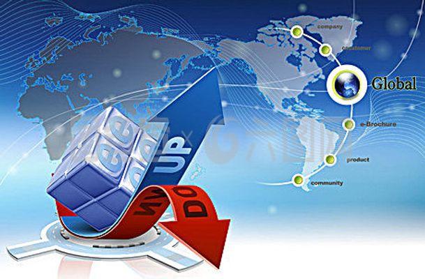 网络魔方指示psd素材